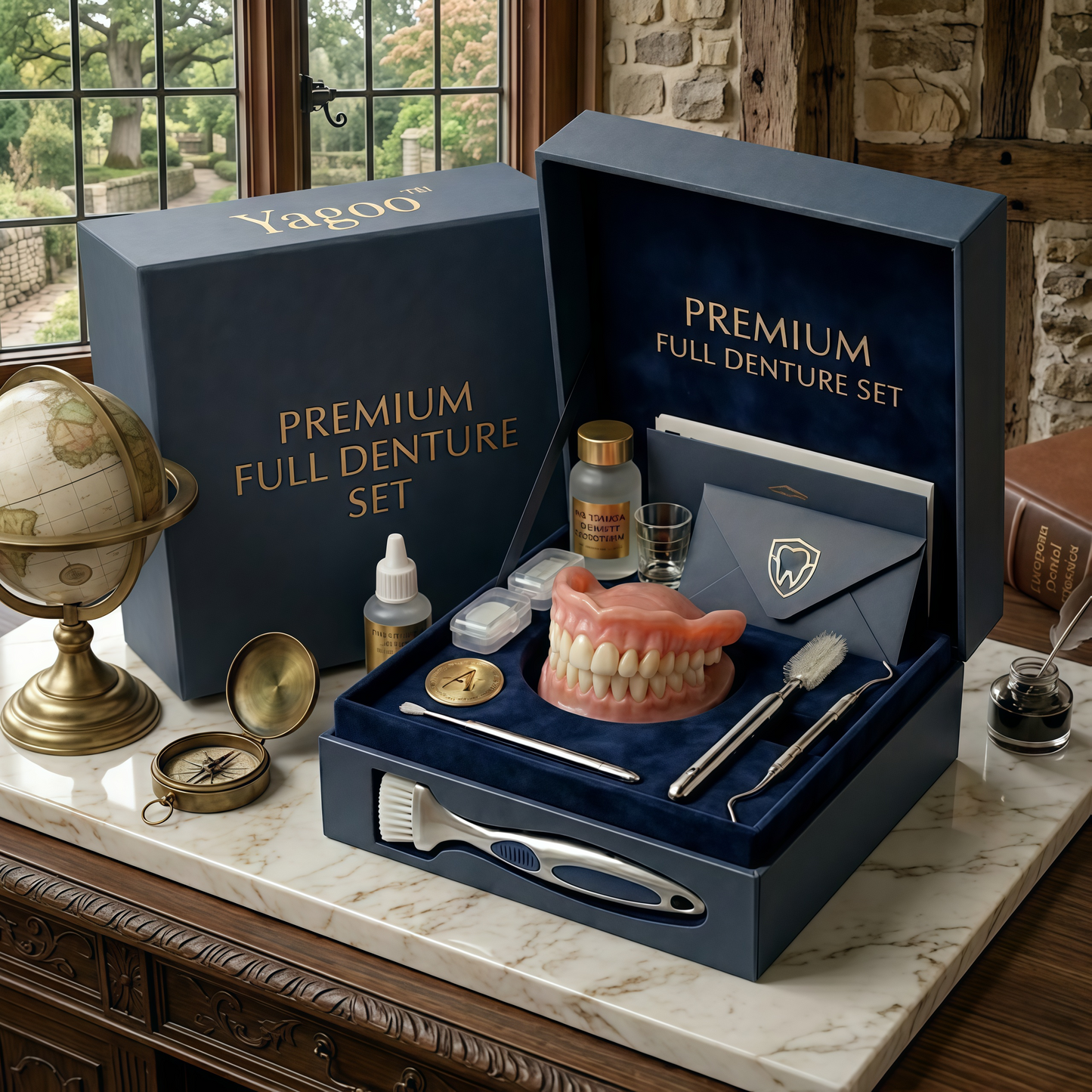 🌎 Ends Today: 50% OFF! ⏰Newly upgraded second-Yagoo™ Medical Full Denture with Strong Suctiond🦷Obtain American Dental Association (ADA) Certification