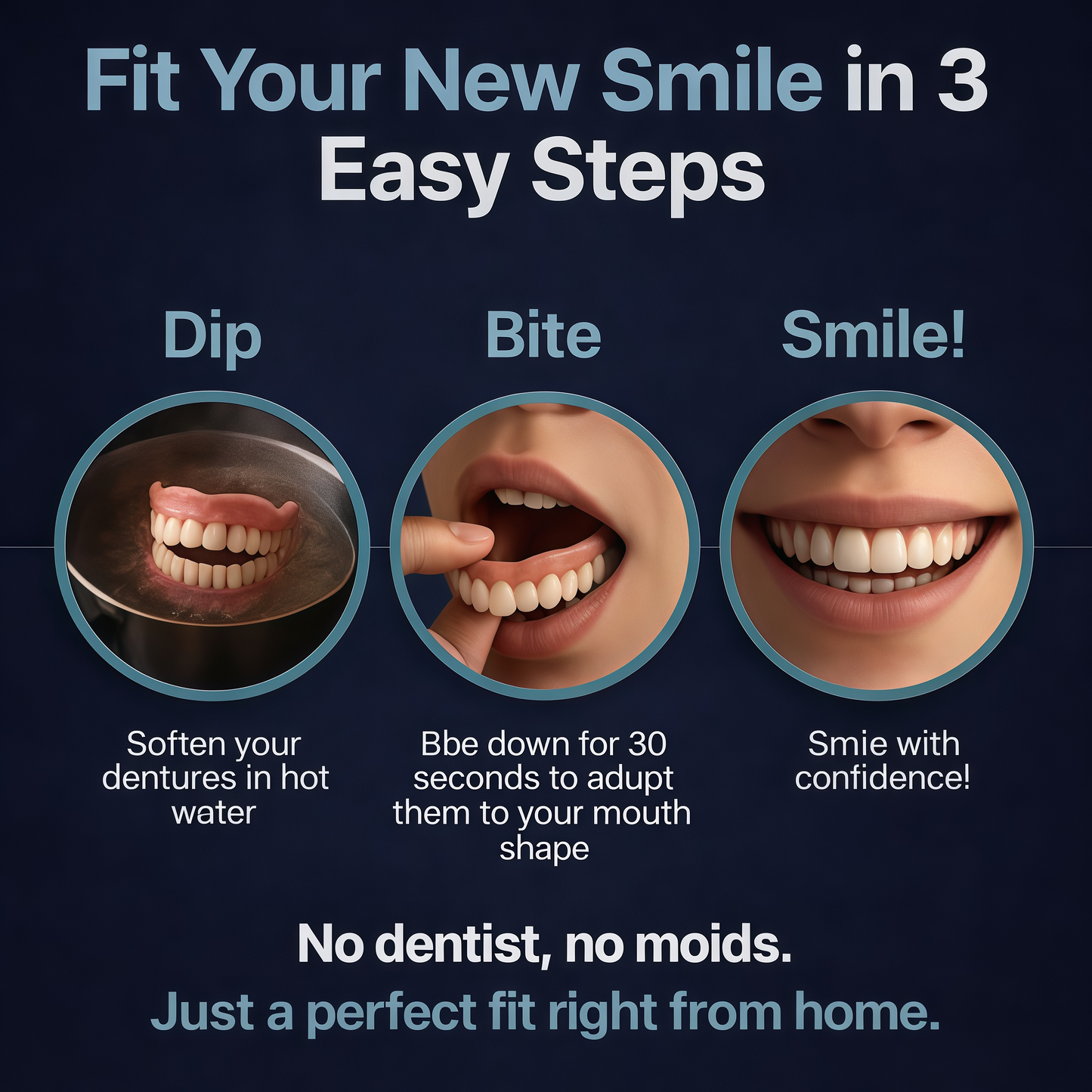 🌎 Ends Today: 50% OFF! ⏰Newly upgraded second-Yagoo™ Medical Full Denture with Strong Suctiond🦷Obtain American Dental Association (ADA) Certification