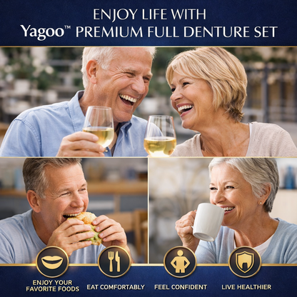 🌎 Ends Today: 50% OFF! ⏰Newly upgraded second-Yagoo™ Medical Full Denture with Strong Suctiond🦷Obtain American Dental Association (ADA) Certification