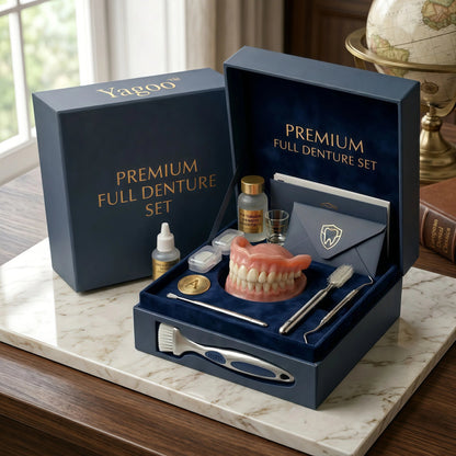 🌎 Ends Today: 50% OFF! ⏰Newly upgraded second-Yagoo™ Medical Full Denture with Strong Suctiond🦷Obtain American Dental Association (ADA) Certification